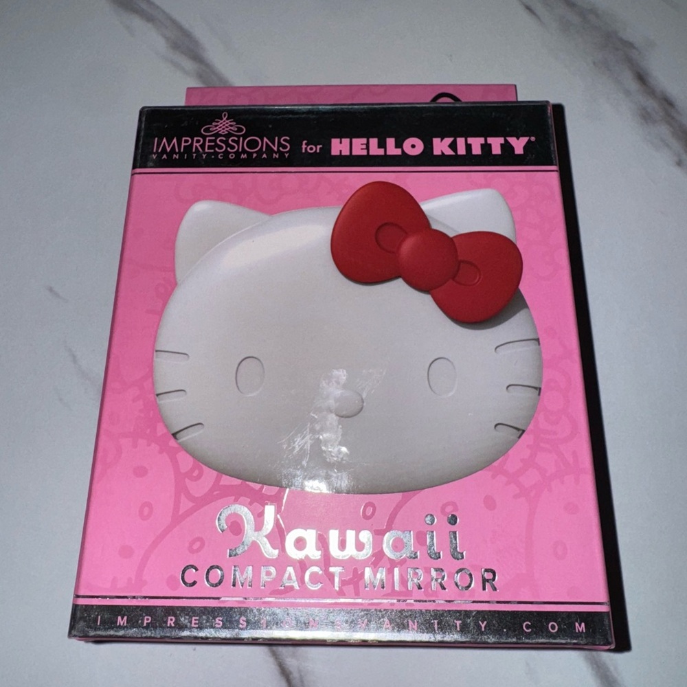 Hello Kitty Compact Mirror with Red Bow